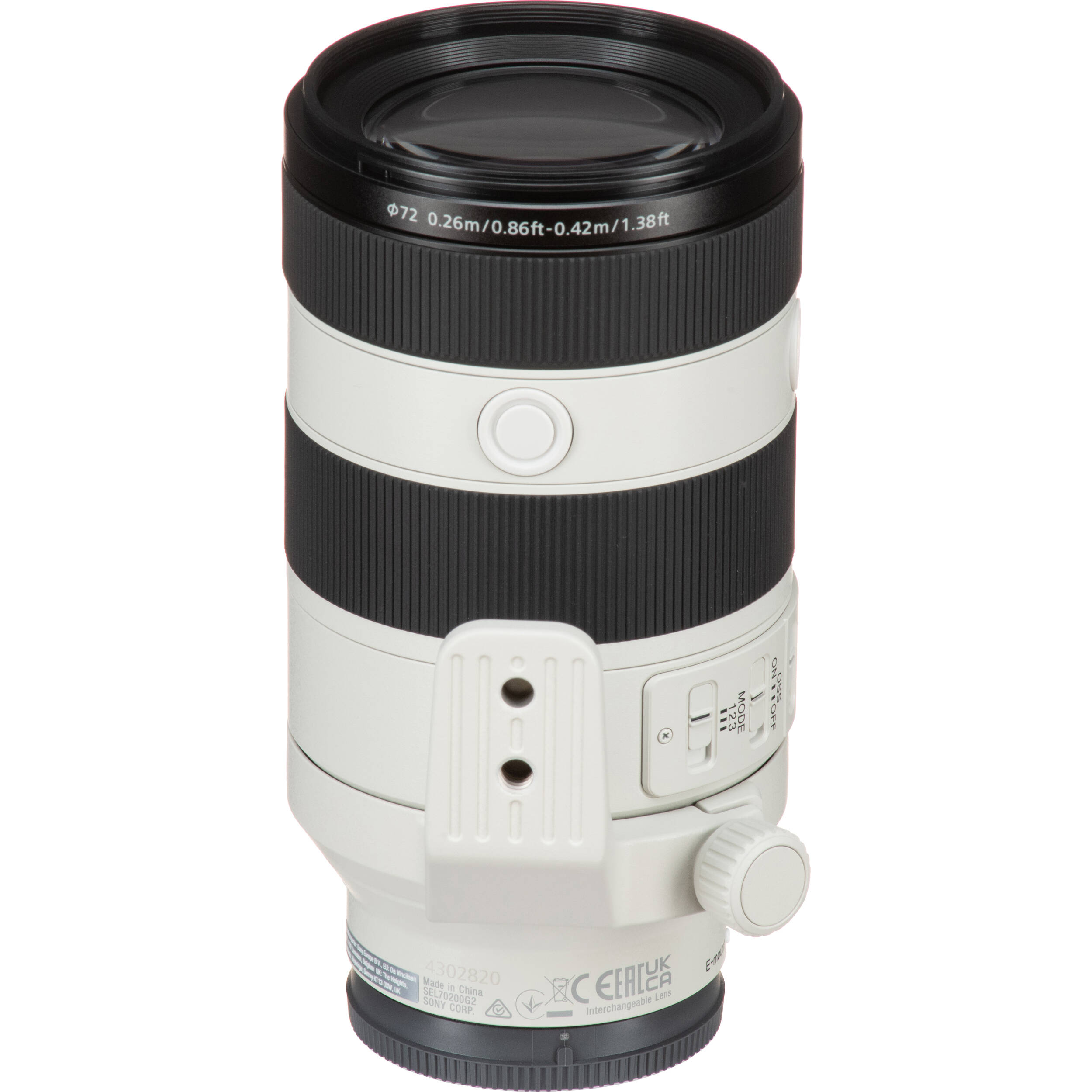 Sony FE 70-200mm f/4 Macro G OSS II Lens (Sony E) SEL70200G2 Greentoe