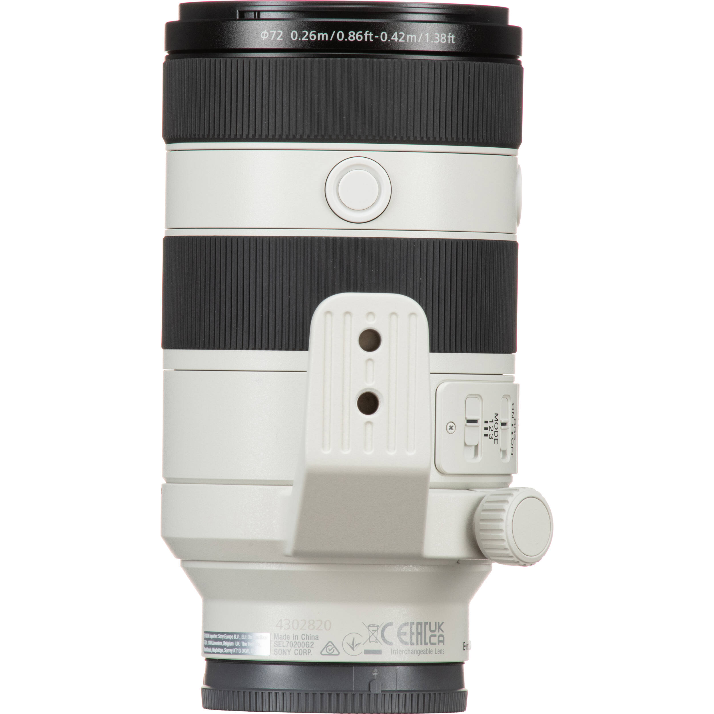 Sony FE 70-200mm f/4 Macro G OSS II Lens (Sony E) SEL70200G2 Greentoe