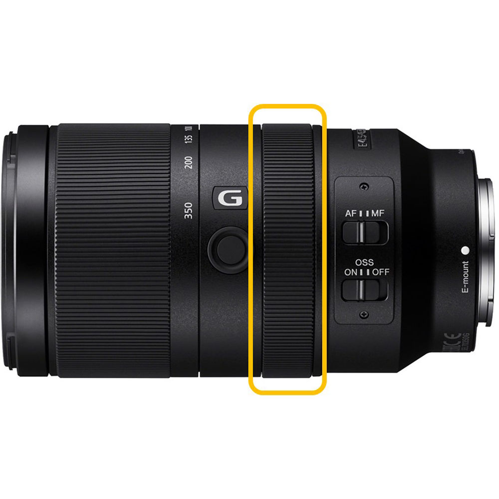 Sony E 70-350mm f/4.5-6.3 G OSS Lens SEL70350G Greentoe