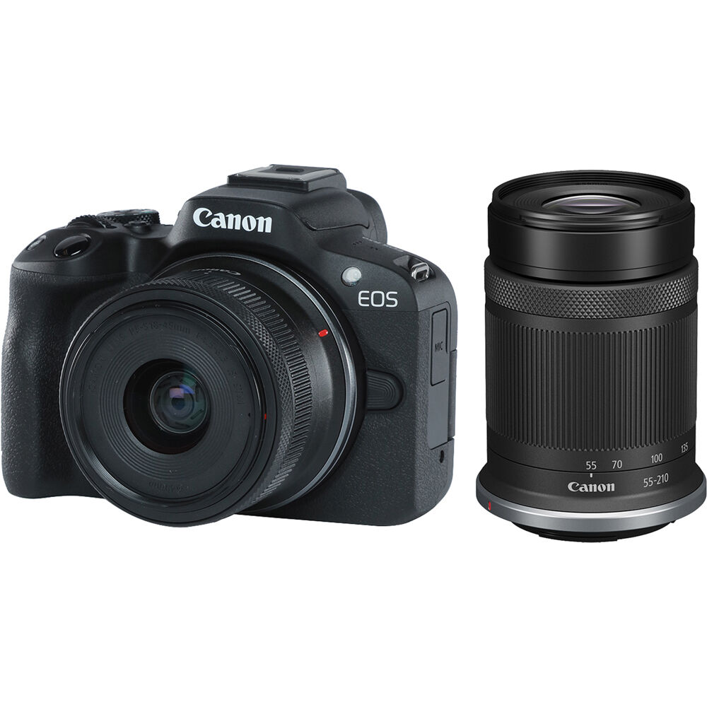 Canon EOS R50 Mirrorless Camera with 18-45mm and 5811C022 Greentoe