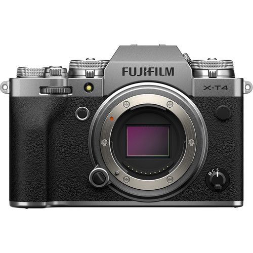 FUJIFILM X-T4 Mirrorless Digital Camera (XT4 Camera Body, Silver 