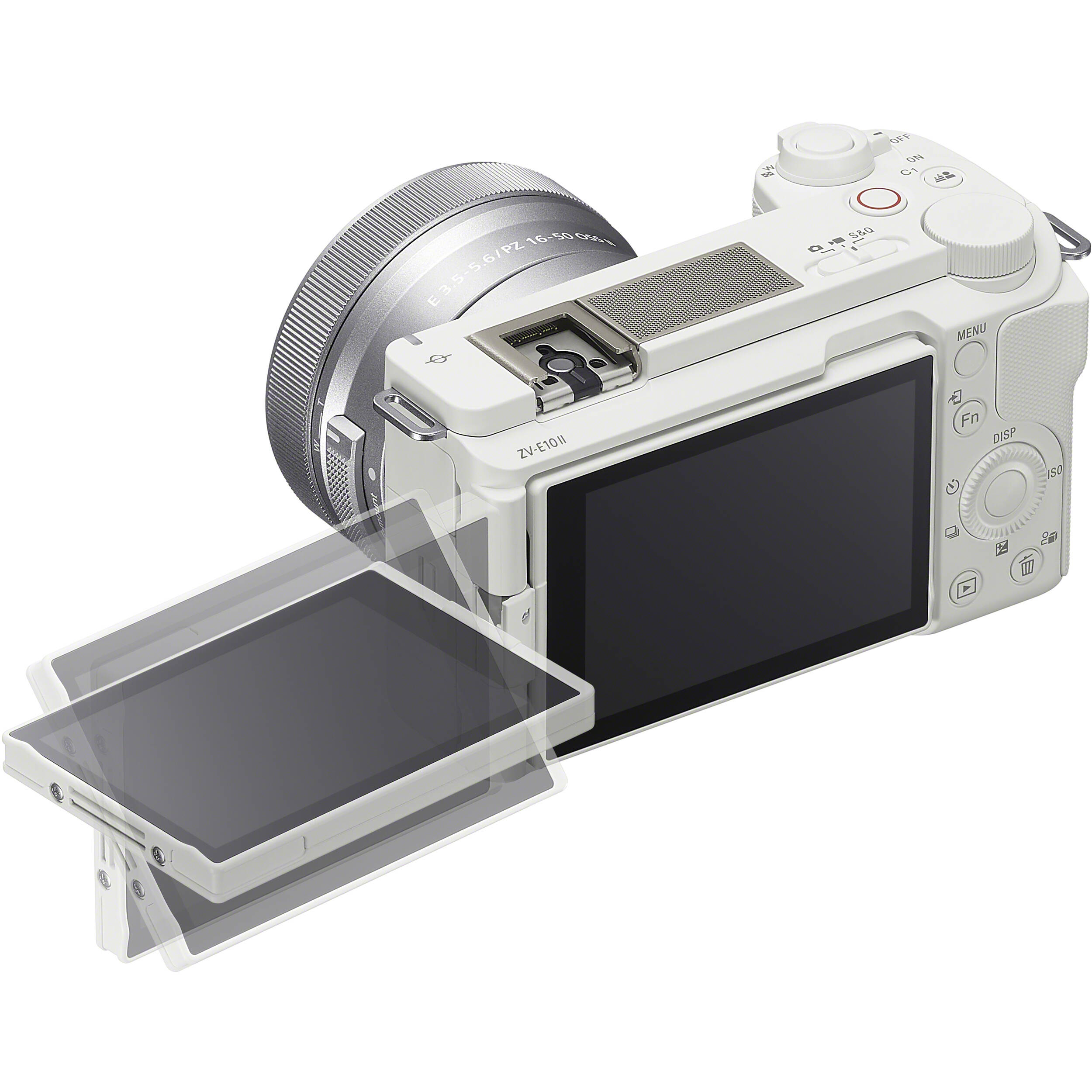 Sony ZV-E10 II Mirrorless Camera (White) ZVE10M2W Greentoe