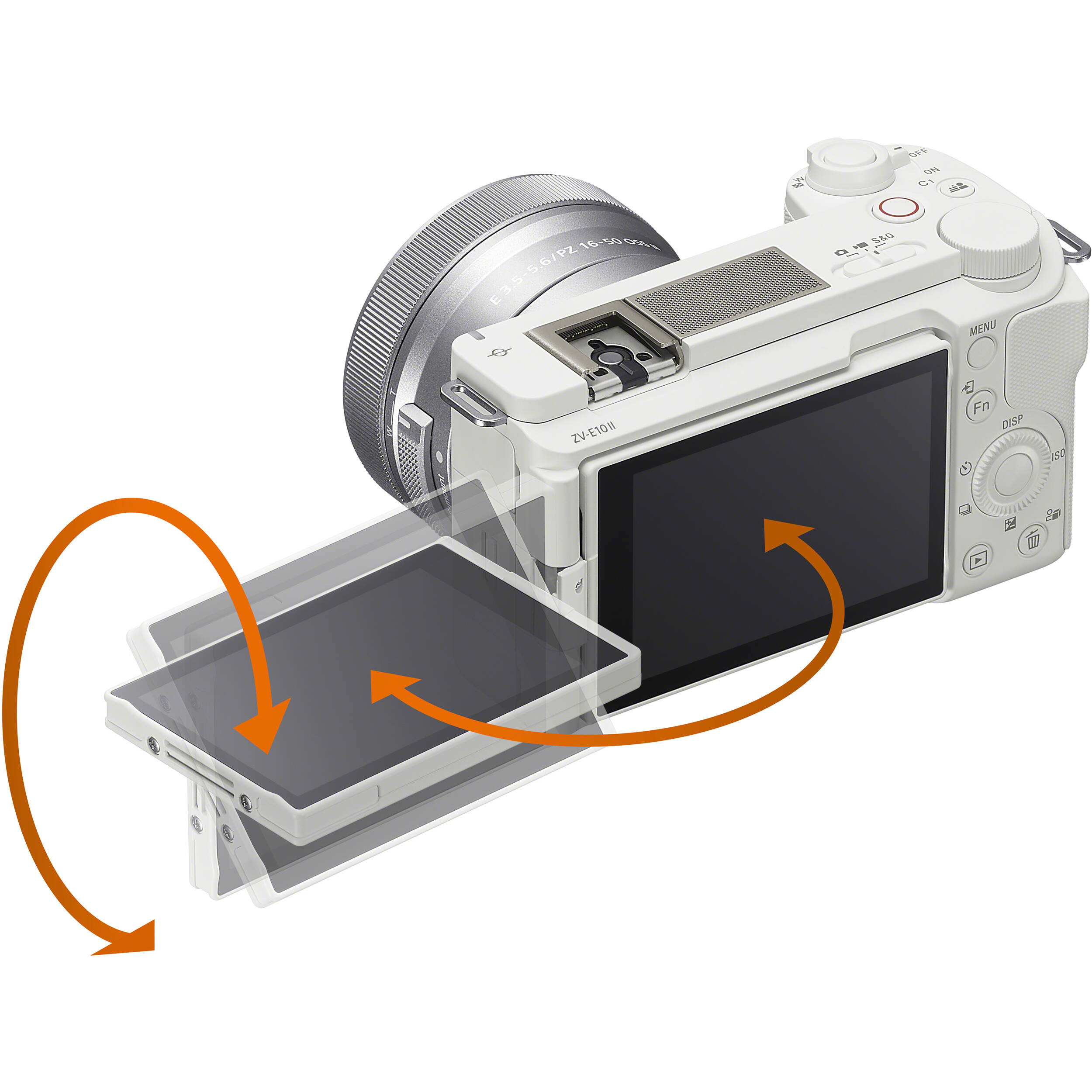 Sony ZV-E10 II Mirrorless Camera (White) ZVE10M2W Greentoe