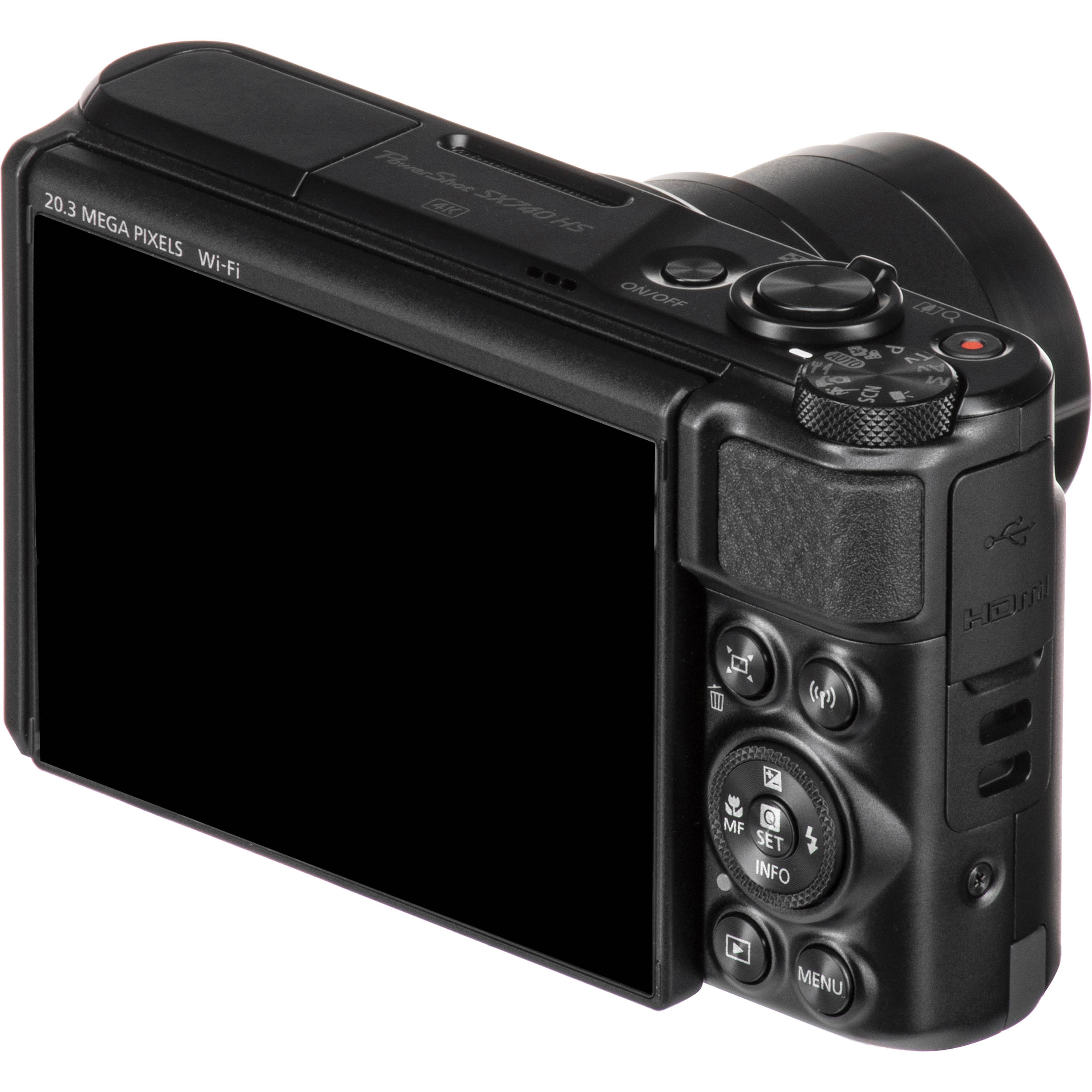 Canon PowerShot SX740 HS Digital Camera (Black) 2955C001 Greentoe