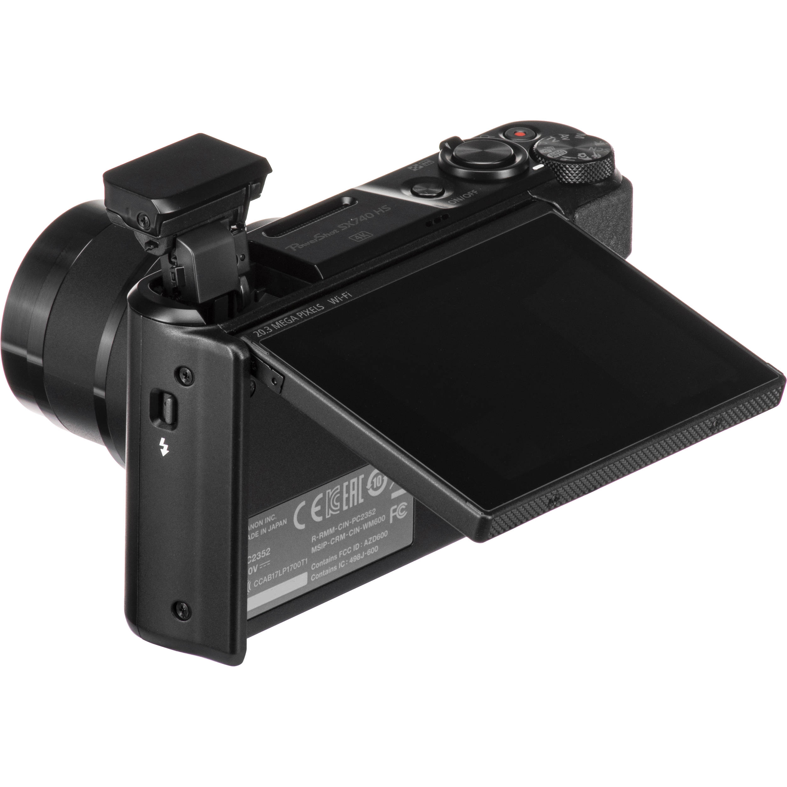 Canon PowerShot SX740 HS Digital Camera (Black) 2955C001 Greentoe