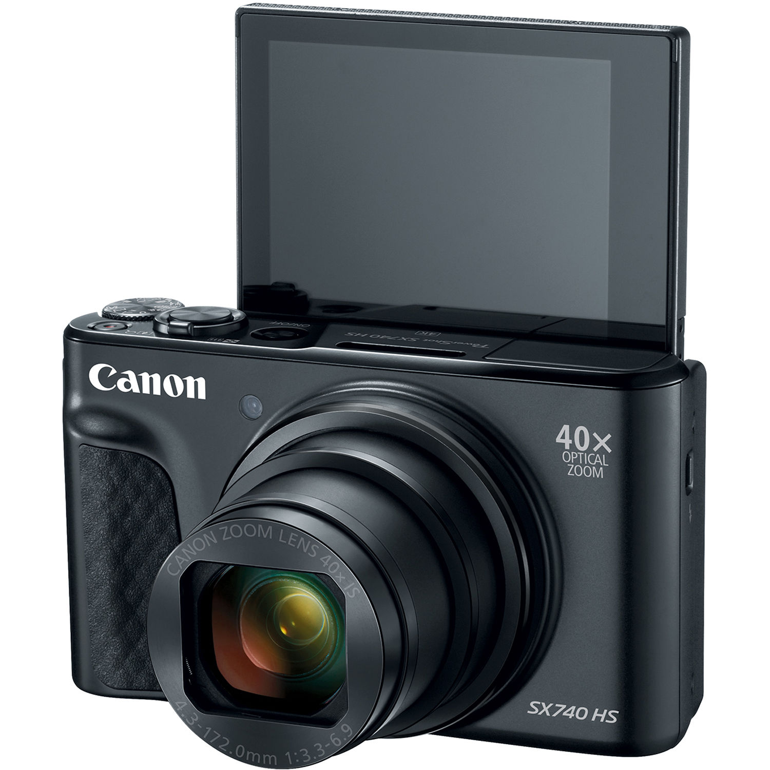 Canon PowerShot SX740 HS Digital Camera (Black) 2955C001 Greentoe