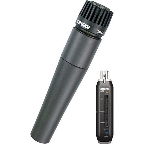 erindringsmønter Berettigelse sjælden Shure X2u - XLR to USB Microphone Signal Adapter and SM57-X2U