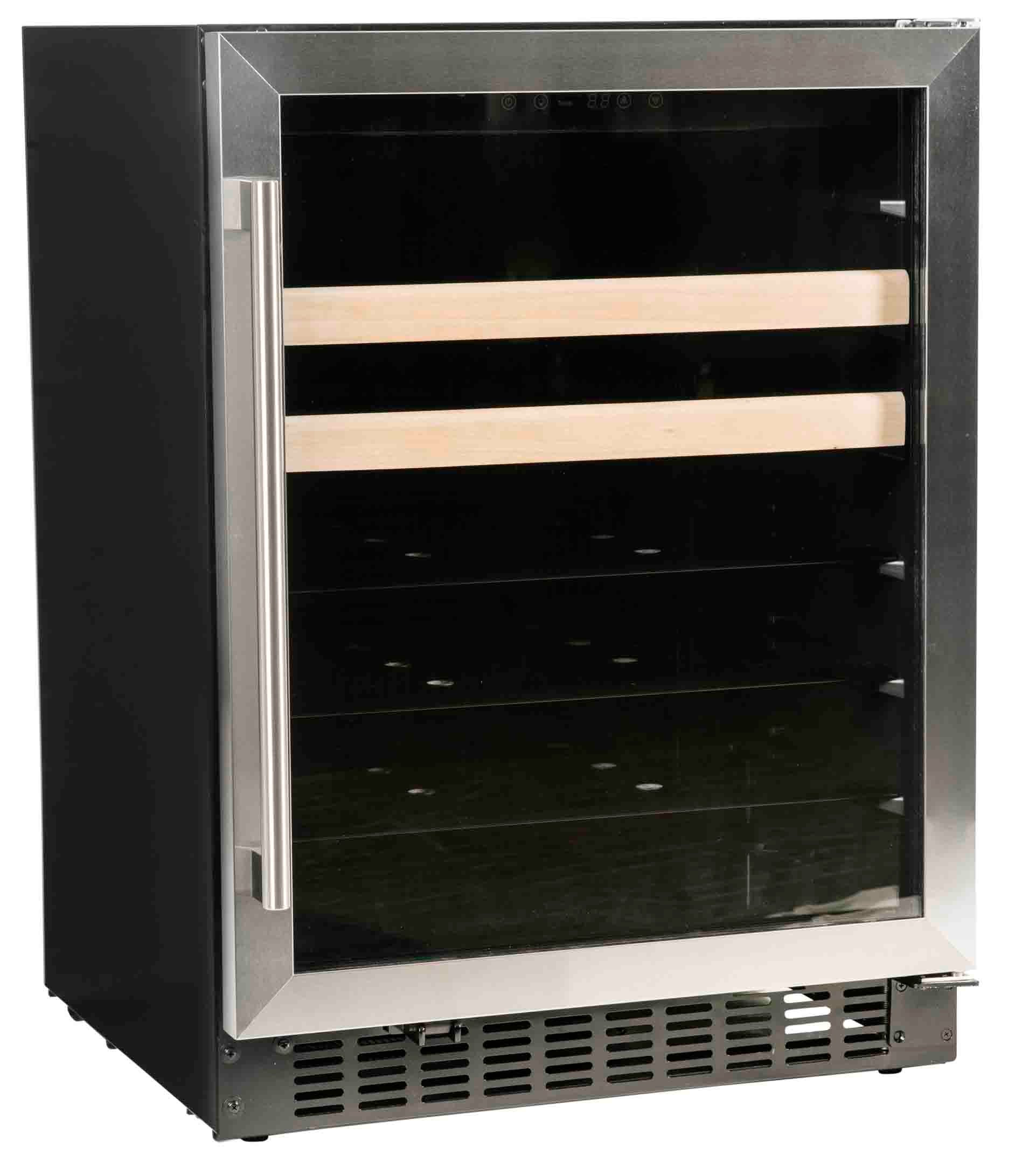 Azure A124BEVS 24 Inch Stainless Steel Freestanding Beverage Center