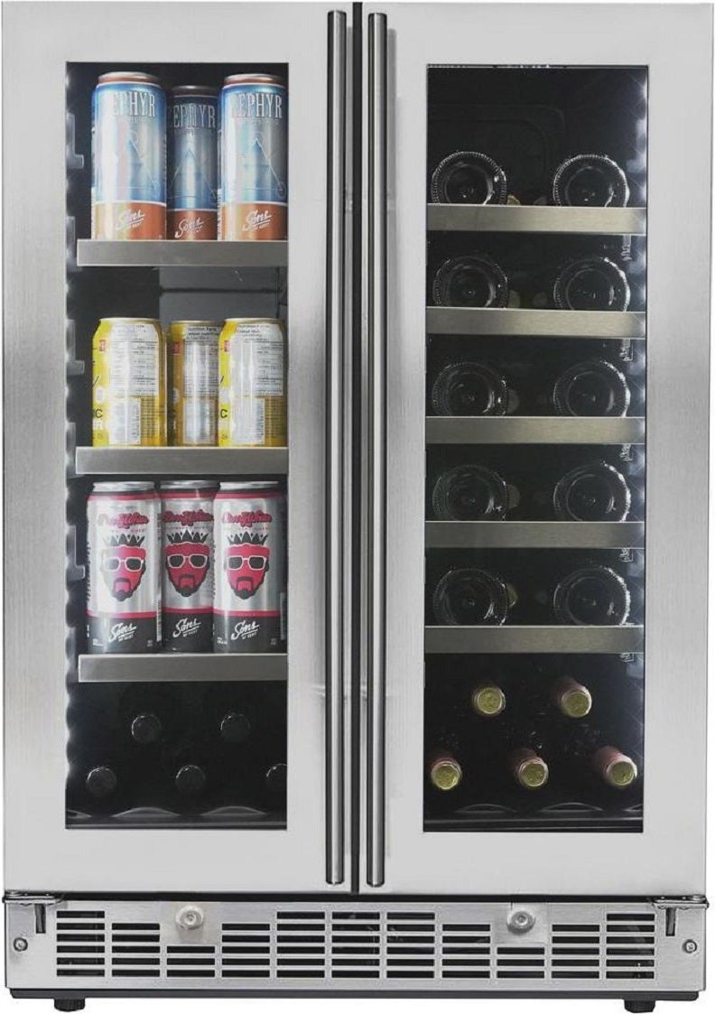 Danby SPRBC047D1SS Silhouette Series 24 Inch Stainless Steel Built In Beverage Center