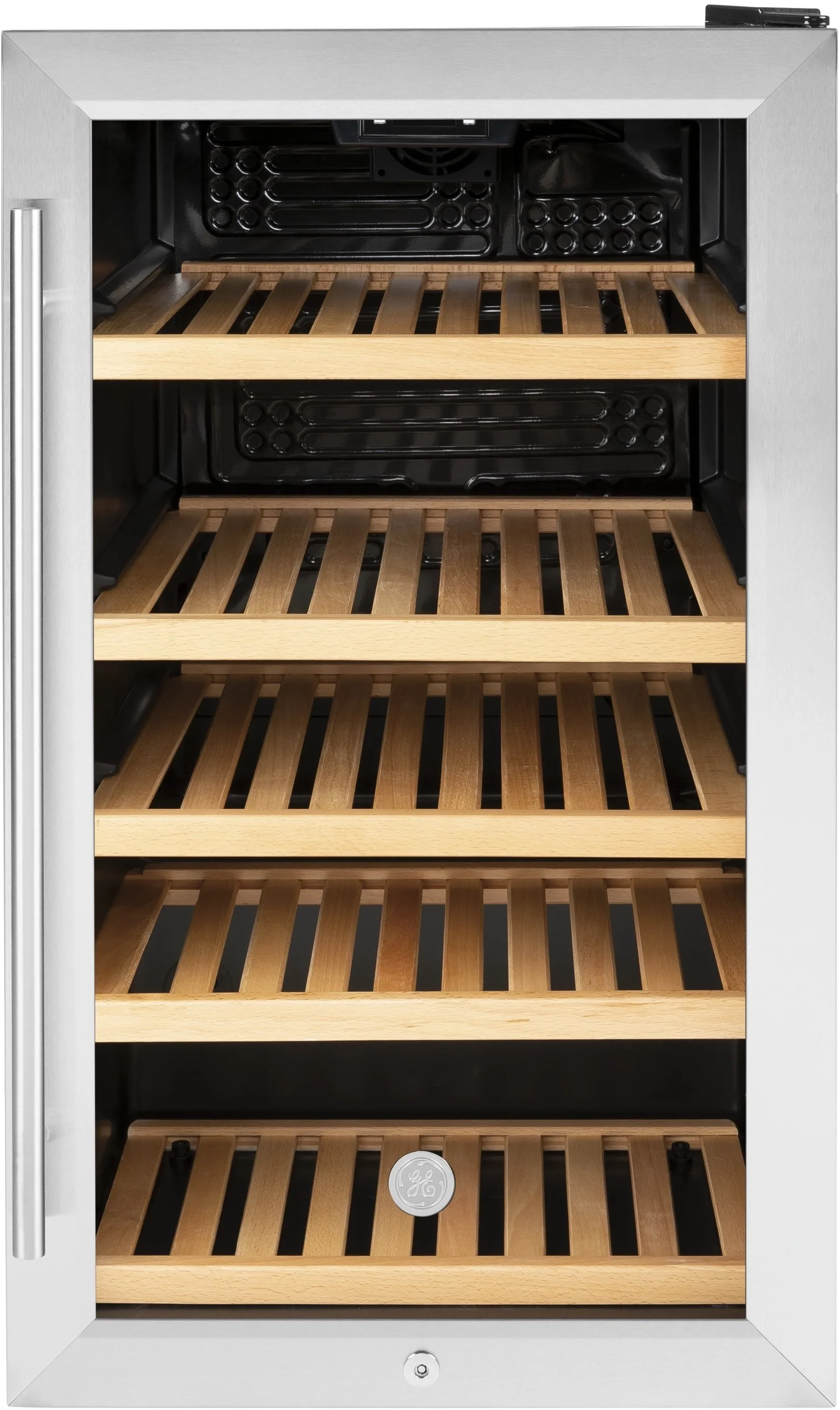 GE GVS04BQNSS 19 Inch Stainless Steel Freestanding or Built In Beverage Center