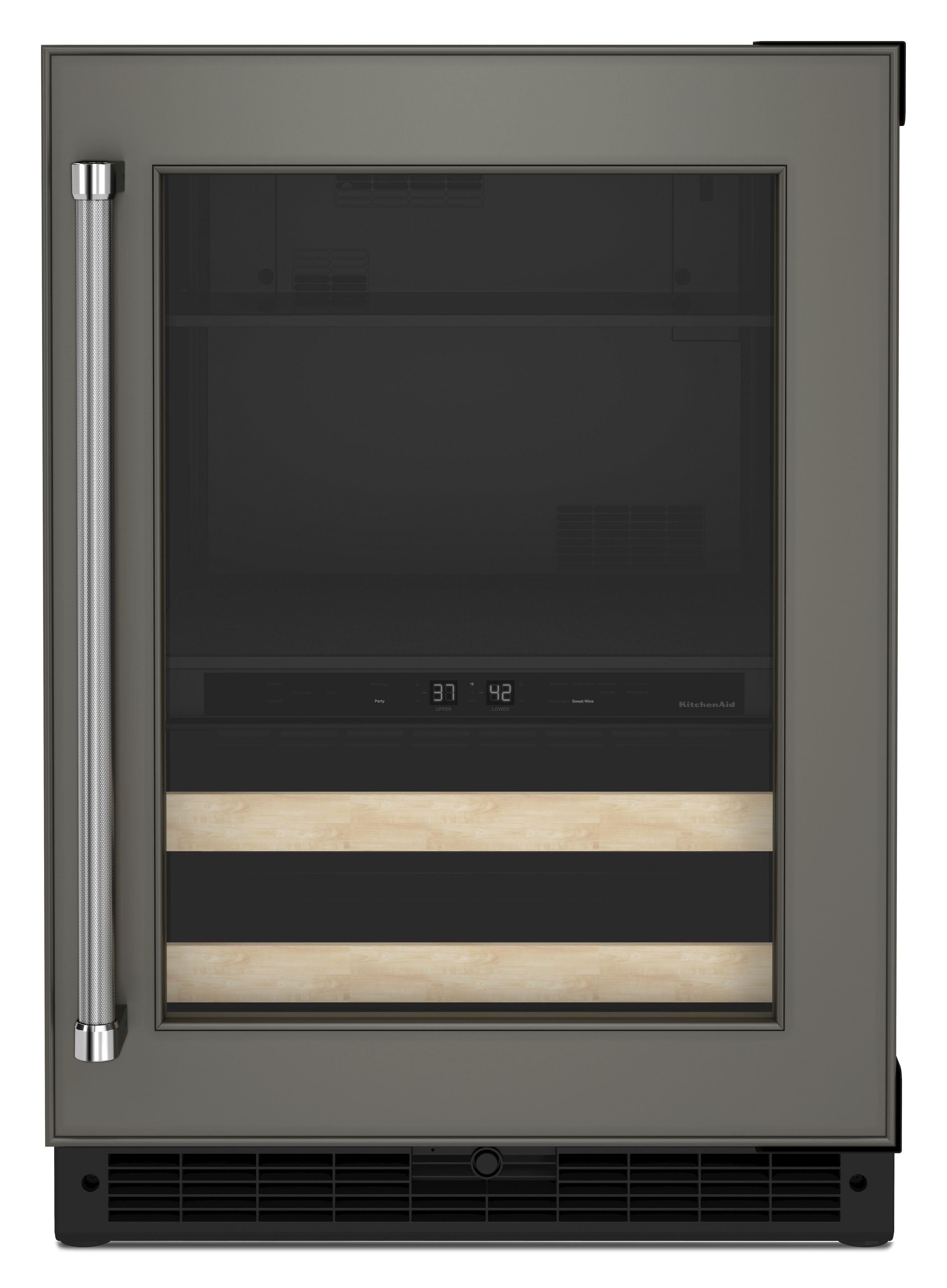 Kitchen Aid KUBR214KPA 24 Inch Freestanding or Built-In Beverage Center