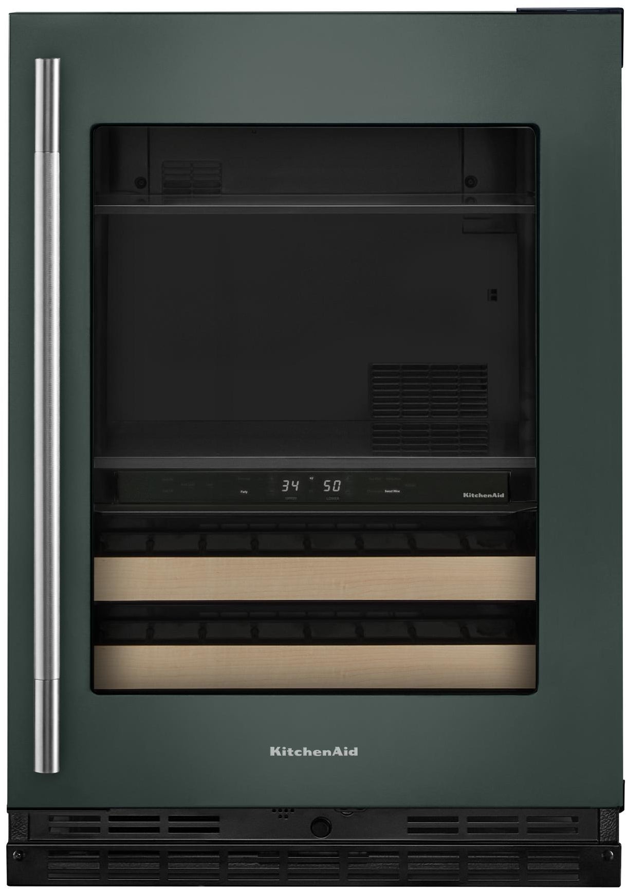 KitchenAid KUBR524SJP 24 Inch Built-In Undercounter Dual Zone Beverage Center Juniper