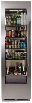 Perlick CR24B24LL 24 Inch Column Beverage, Single Zone, Glass Overlay Ready: Panel Panel Ready