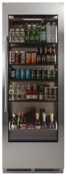 Perlick CR30B24RL 30 Inch Column Beverage, Single Zone, Glass Overlay Ready: Panel