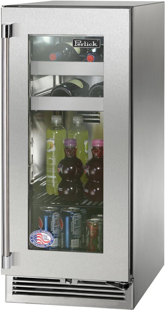 Perlick HP15BS43R Signature Series 15 Inch Beverage Center