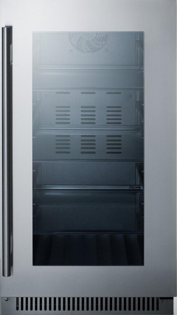 Summit CL181WBV 18 Inch Stainless Steel Freestanding or Built In Beverage Center
