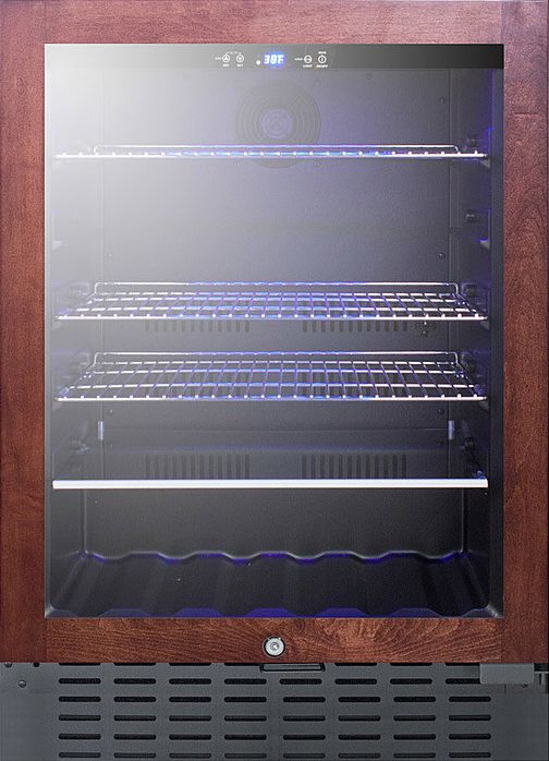 Summit SCR2466BPNR 24 Inch Panel Ready Freestanding or Built In Beverage Center