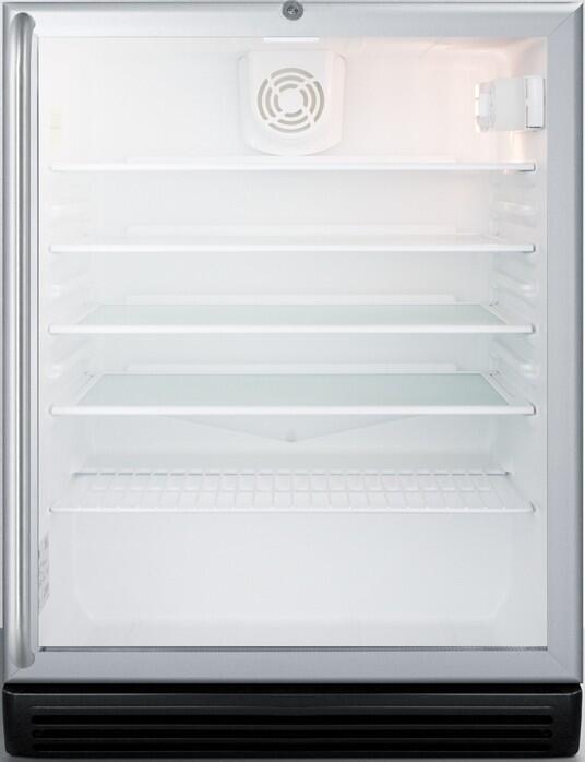 Summit SCR600BGLSHADA 24 Inch Stainless Steel Freestanding or Built In Beverage Center
