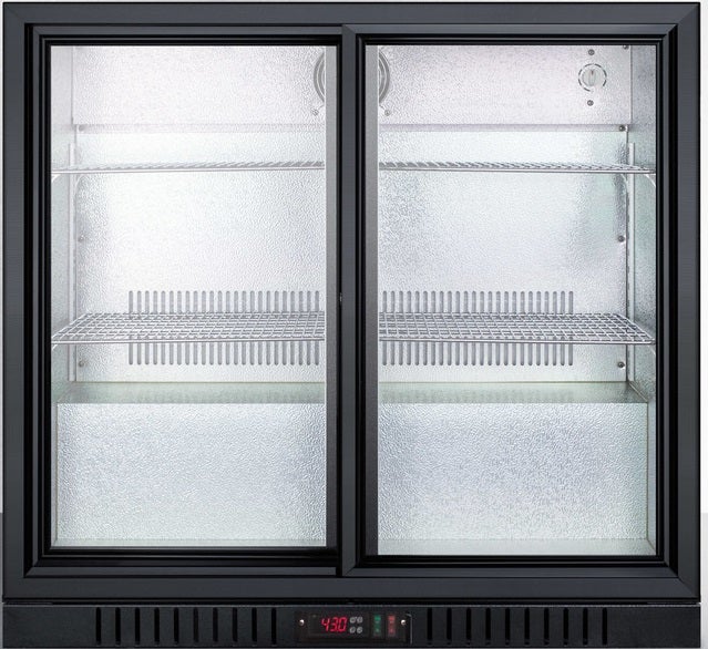Summit SCR700B 36 Inch Black Freestanding Beverage Center
