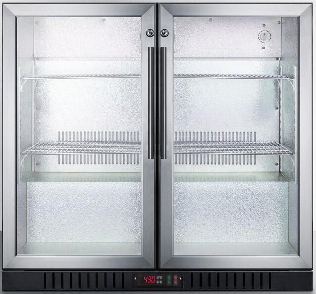 Summit SCR7012DBCSS 36 Inch Stainless Steel Freestanding Beverage Center