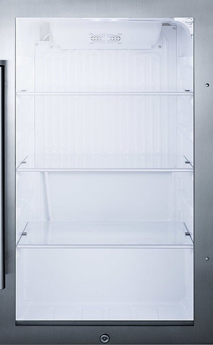 Summit SPR489OSCSS 19 Inch Beverage Center