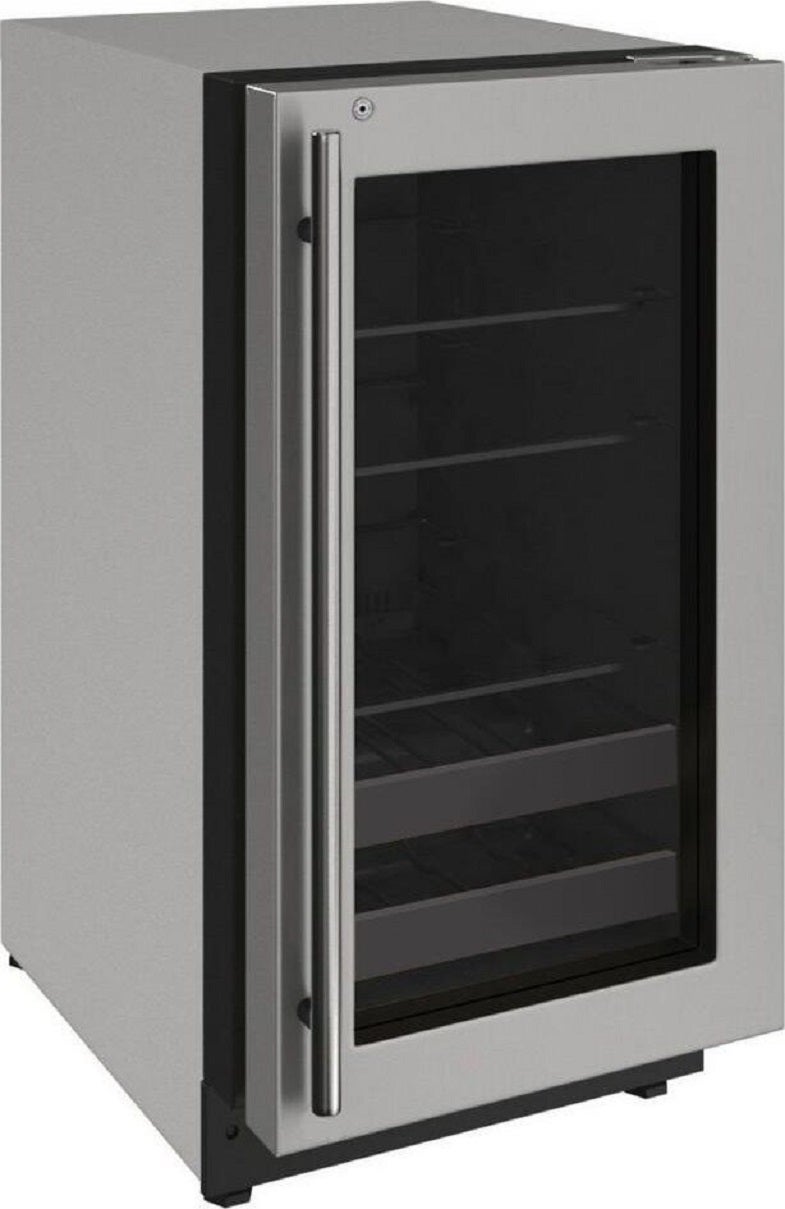 U-Line U2218BEVS13A 2000 Series 18 Inch Stainless Steel Built In Beverage Center