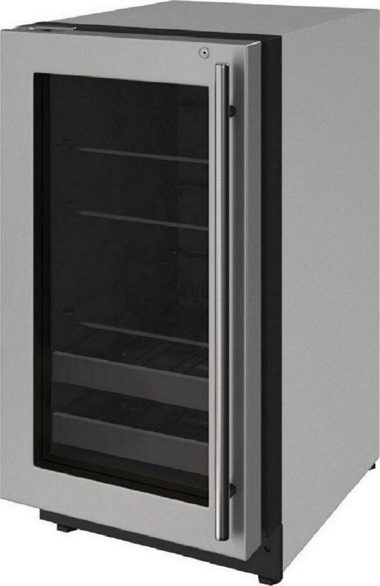 U-Line U2218BEVS15A 2000 Series 18 Inch Stainless Steel Built In Beverage Center
