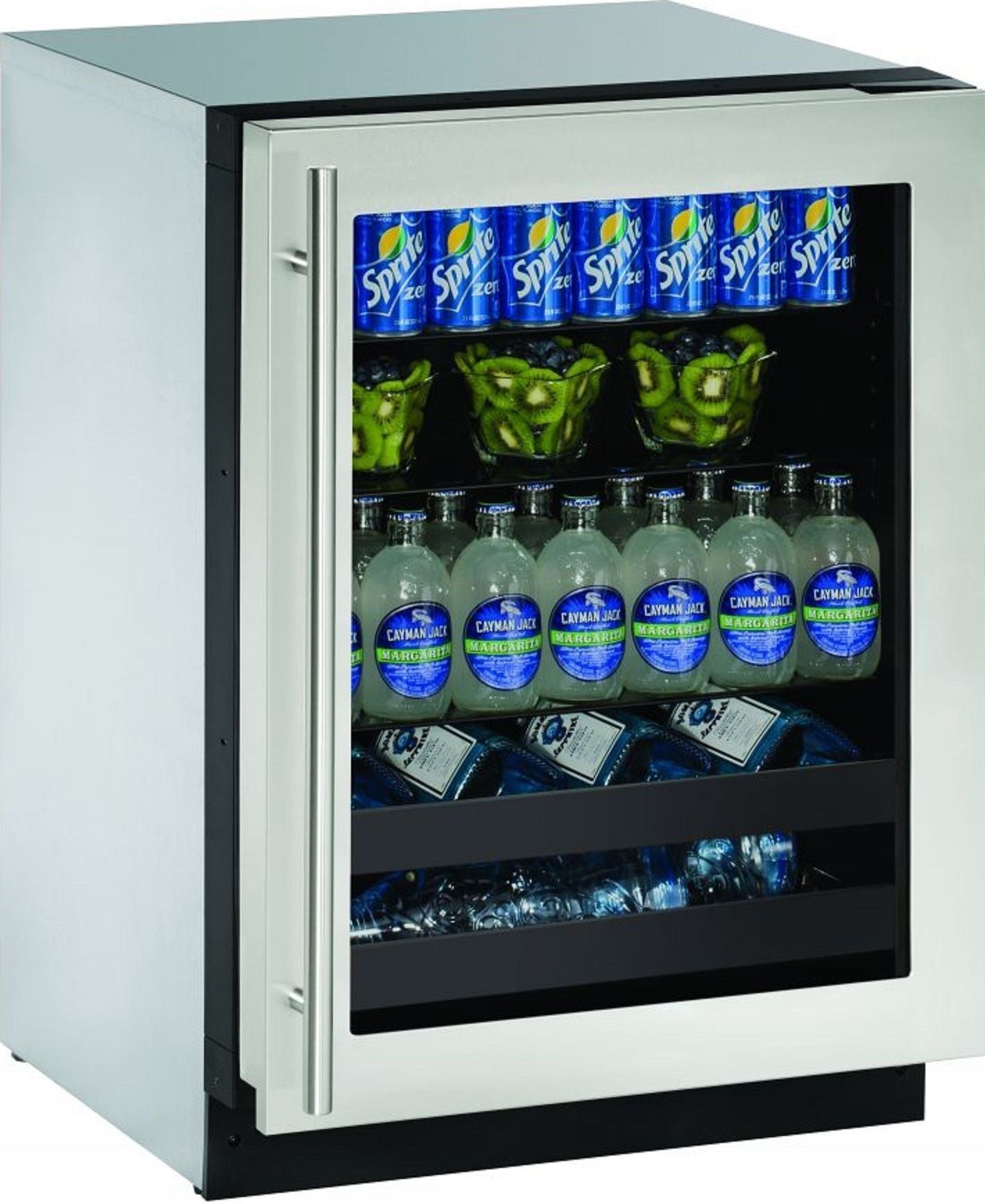 U-Line U2224BEVS00B 2000 Series 24 Inch Stainless Steel Built In Beverage Center