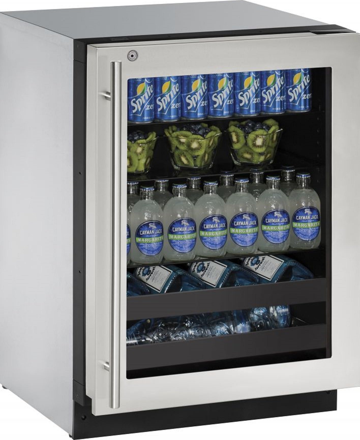 U-Line U2224BEVS13B 2000 Series 24 Inch Stainless Steel Built In Beverage Center