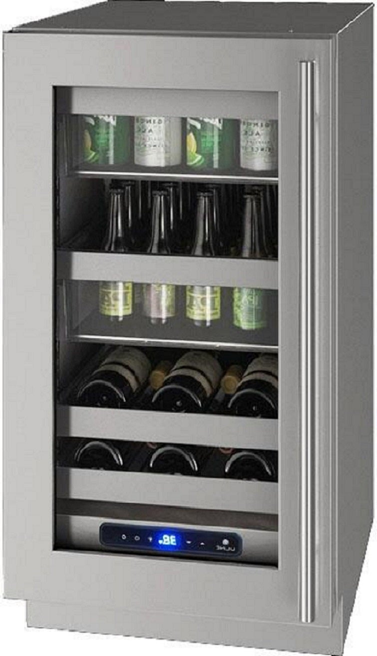 U-Line UHBV518SG51A 5 Class Series 18 Inch Stainless Steel Freestanding or Built In Beverage Center