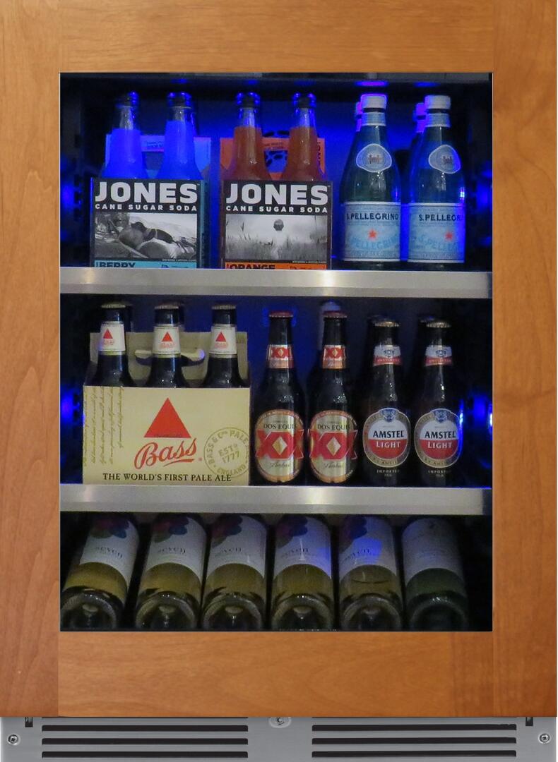 XO XOU24BCGOA 24 Inch Panel Ready Freestanding or Built In Beverage Center