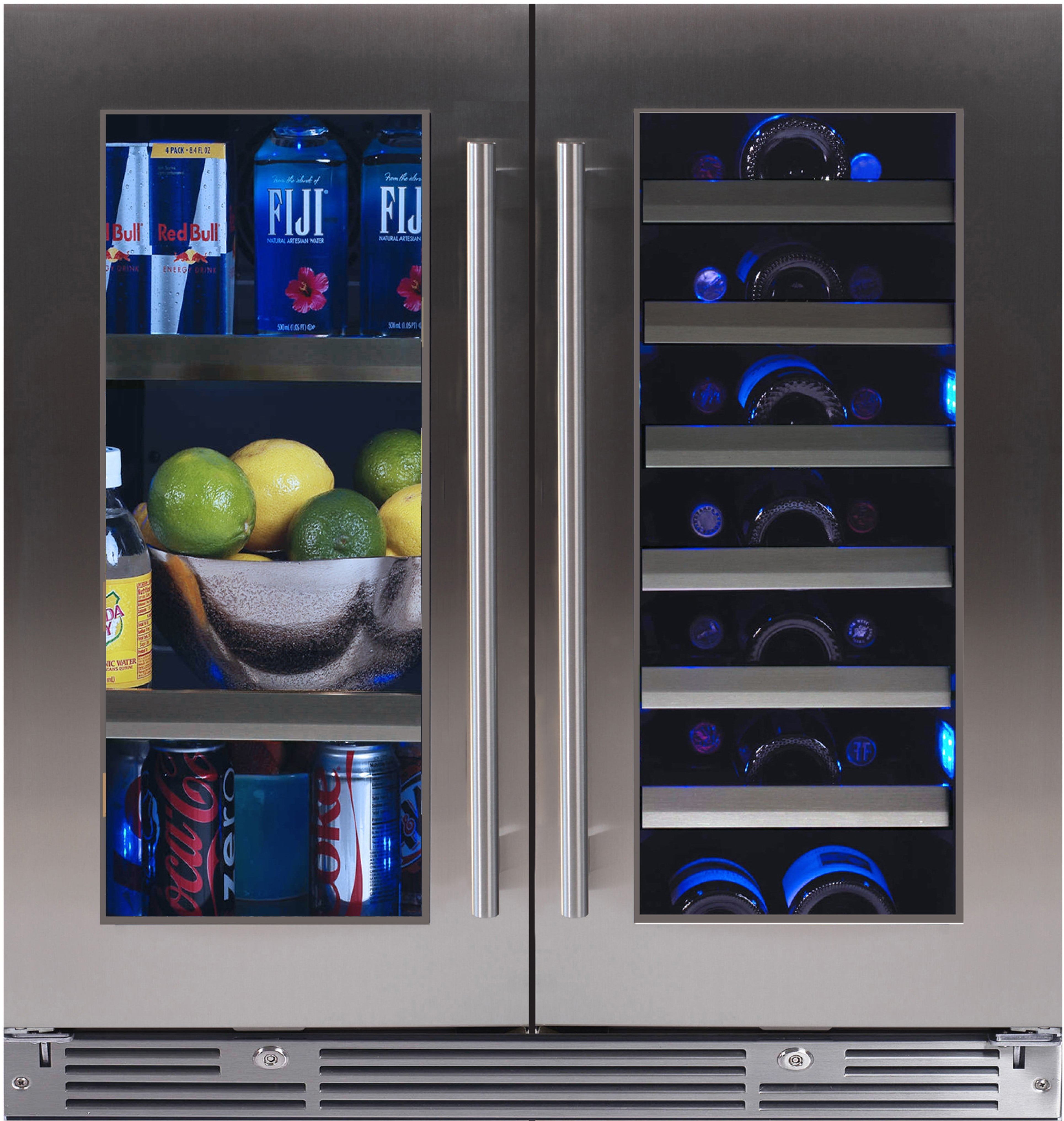 XO XOU30BWDDGS 30 Inch Stainless Steel Freestanding or Built In Beverage Center