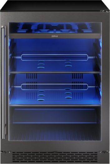 Zephyr PRB24C01BBSG 24 Inch Black Stainless Steel Freestanding or Built In Beverage Center