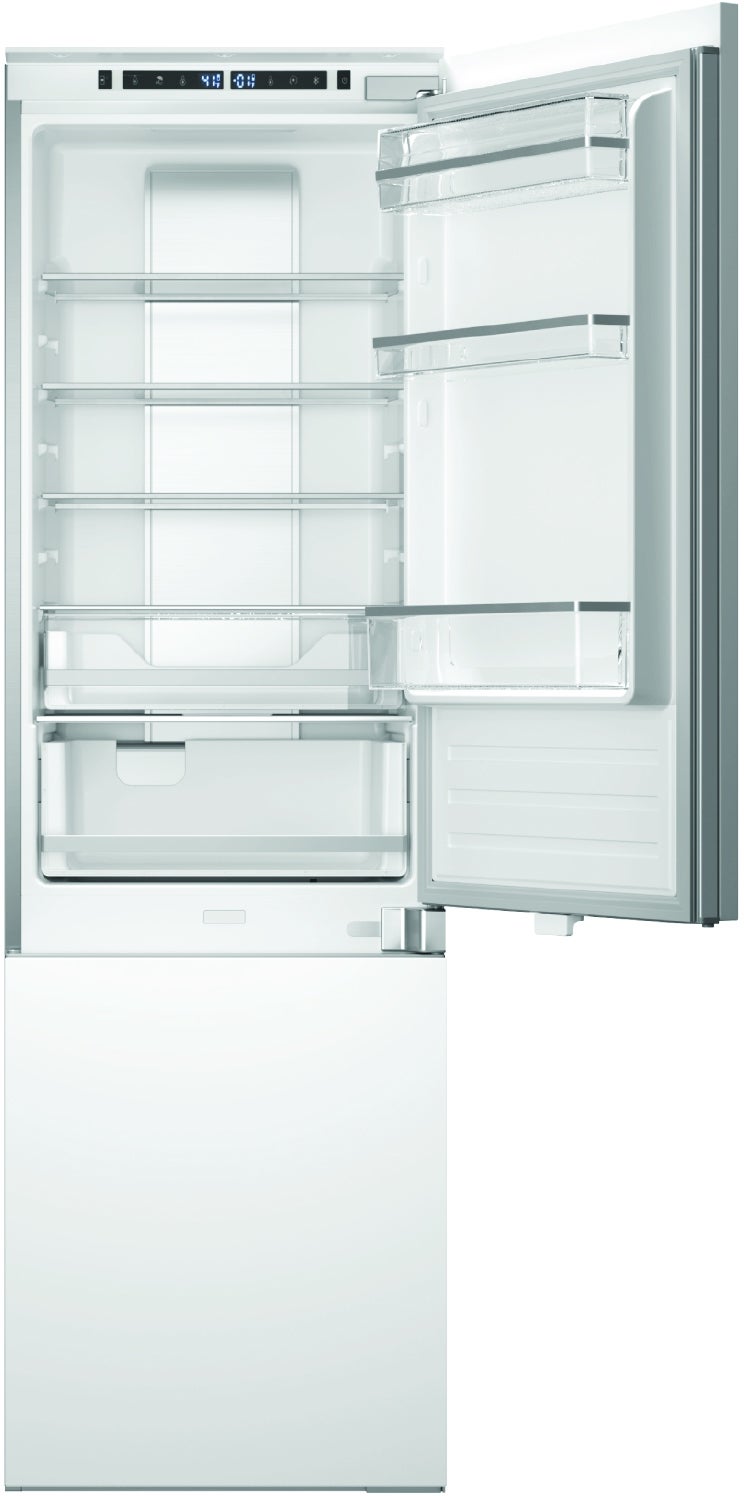 Bertazzoni REF24BMBPNB  24 Inch Panel Ready Counter Depth Bottom Freezer Refrigerator