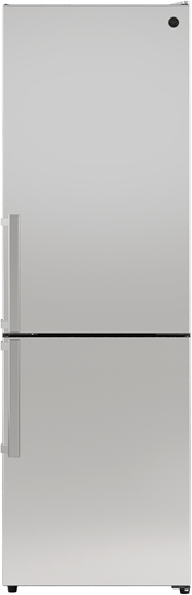 Bertazzoni 24 Inch Freestanding Bottom Mount Refrigerator With Ice Maker: Stainless Steel