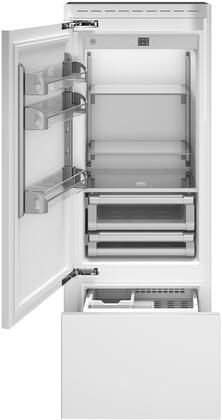 Bertazzoni REF30BMBIPLT  30 Inch Counter Depth Bottom Freezer Refrigerator
