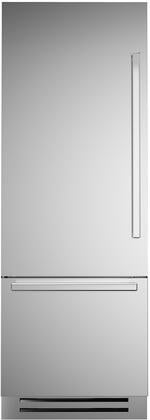 Bertazzoni REF30BMBIXLT  30 Inch Counter Depth Bottom Freezer Refrigerator