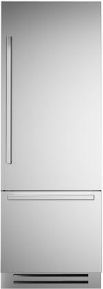 Bertazzoni REF30BMBIXRT  30 Inch Counter Depth Bottom Freezer Refrigerator