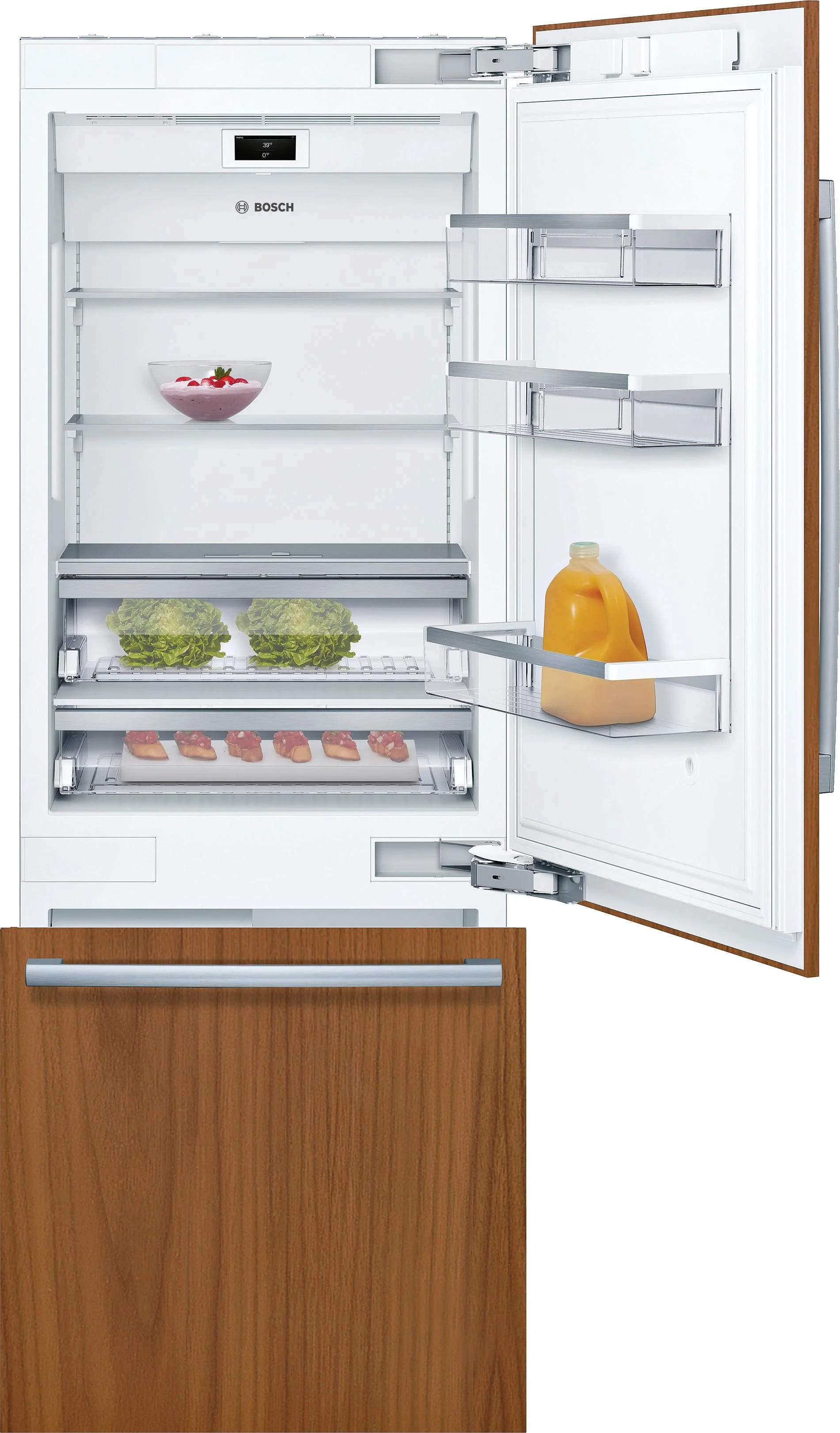 Bosch Benchmark B30IB905SP 30 Inch Counter Depth Bottom Freezer Refrigerator, i