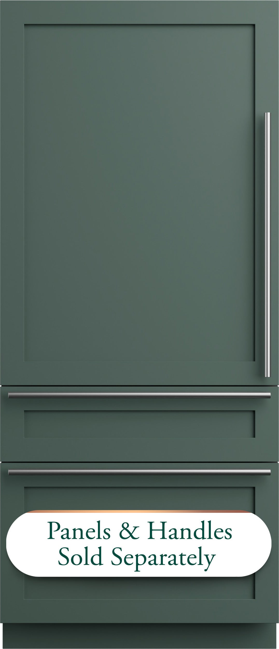 Cafe 36 Inch Built-In Bottom Freezer Refrigerator: Panel Ready, Left Hinge