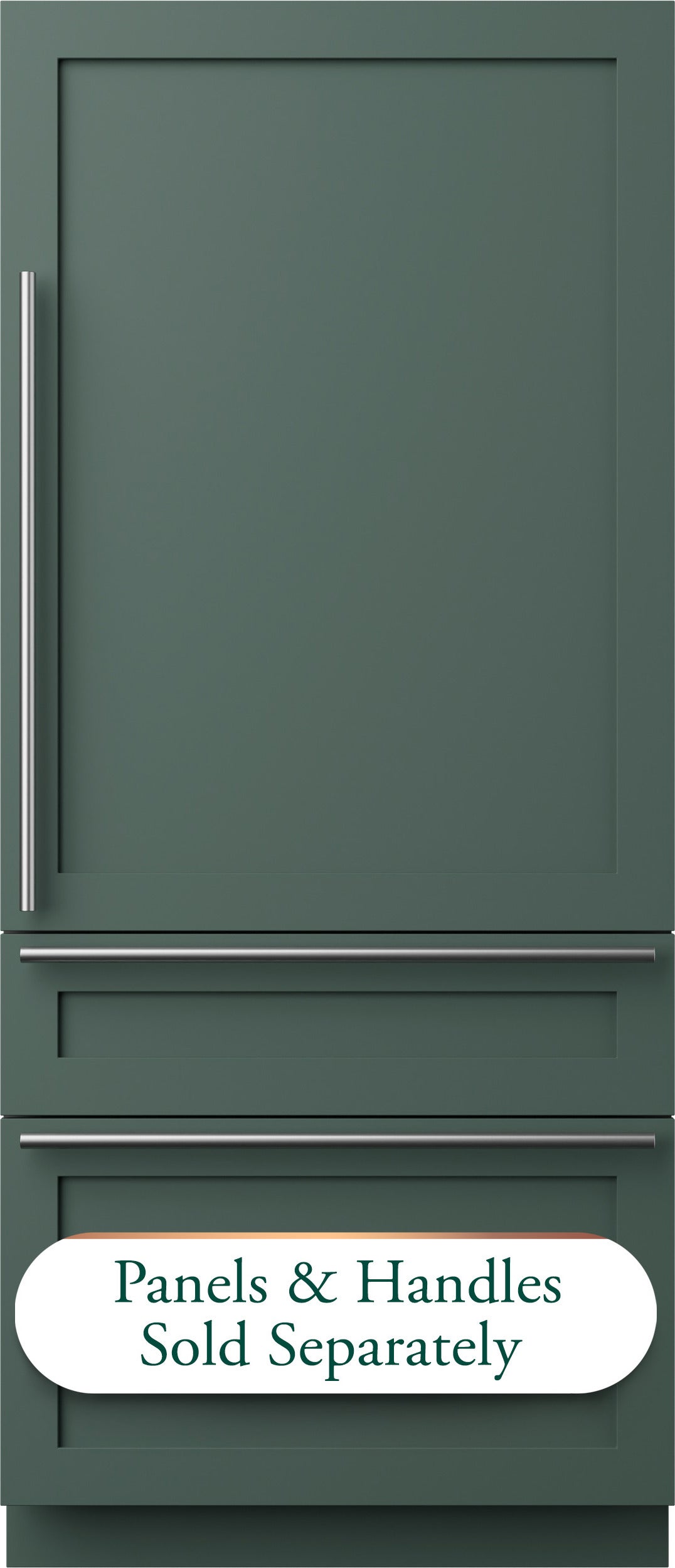 Cafe 36 Inch Built-In Bottom Freezer Refrigerator: Panel Ready, Right Hinge