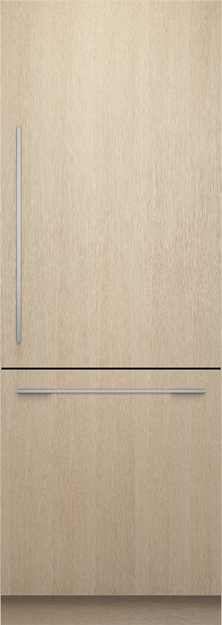 Fisher Paykel RS3084WRUE1 30" VTZ PREMIUM Column Bottom Mount Refrigerator Freezer, Panel Panel Ready