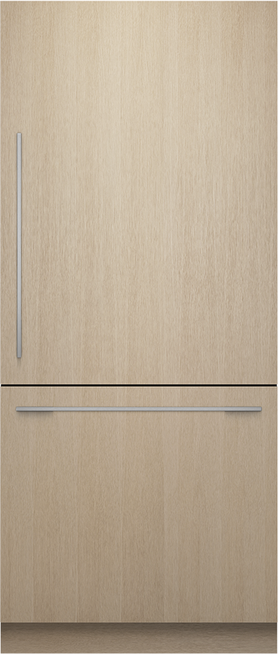 Fisher Paykel 36 Inch Bottom Mount Refrigerator Freezer, VTB, Stainless Interior, Ice & Internal Water: Panel Ready, Right Hinge