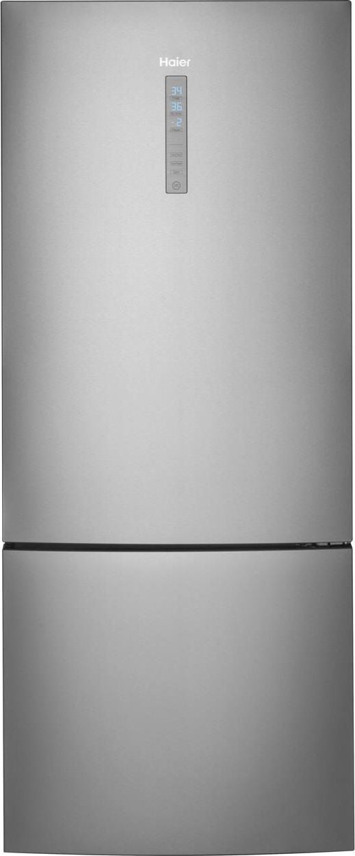 Haier HRB15N3BGS 28 Inch Stainless Steel Bottom Freezer Refrigerator