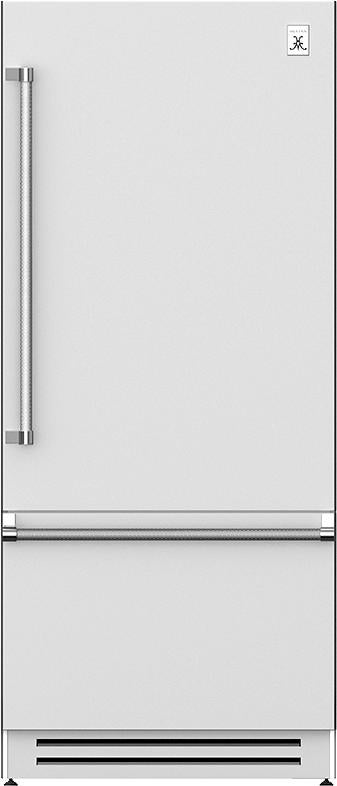 Hestan KRB 36" Steeletto Built-In Counter Depth Bottom Freezer Refrigerator - Right Hinge