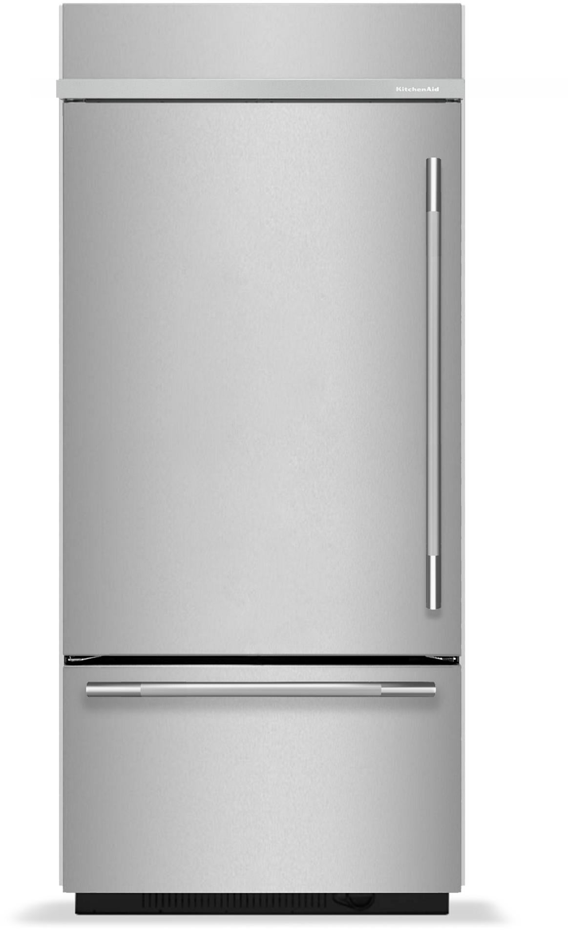 KitchenAid KBBL336SPS 20.8 Cu. Ft. 36" Built-In Bottom Mount Refrigerator Stainless Steel with PrintShield Finish