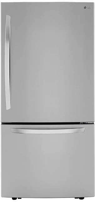 LG LRDCS2603S 33 Inch PrintProof Stainless Steel Bottom Freezer Refrigerator