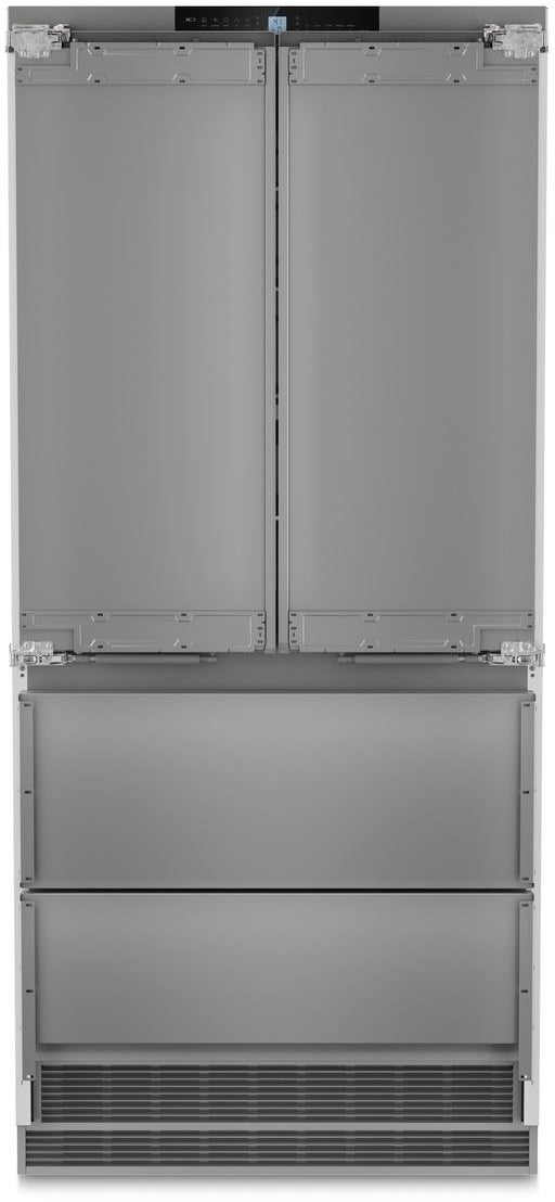 Liebherr 36 Inch Built-In Panel Ready 4-Door French Door Refrigerator with 19.5 Cu. Ft. Total Capacity, IceMaker, DuoCooling, Soft System, SoftTelescopic System, NoFrost, Sabbath Mode, Star-K Certified, Energy Star Certified: Panel Ready