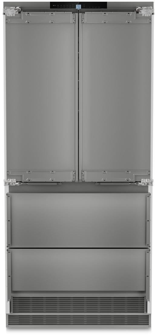 Liebherr 36 Inch Built-In 4-Door French Door Refrigerator with 18.9 Cu. Ft. Total Capacity, IceMaker, BioFresh, DuoCooling, NoFrost, Soft System, SuperCool, Sabbath Mode, Star-K Certified, Energy Star Certified: Panel Ready