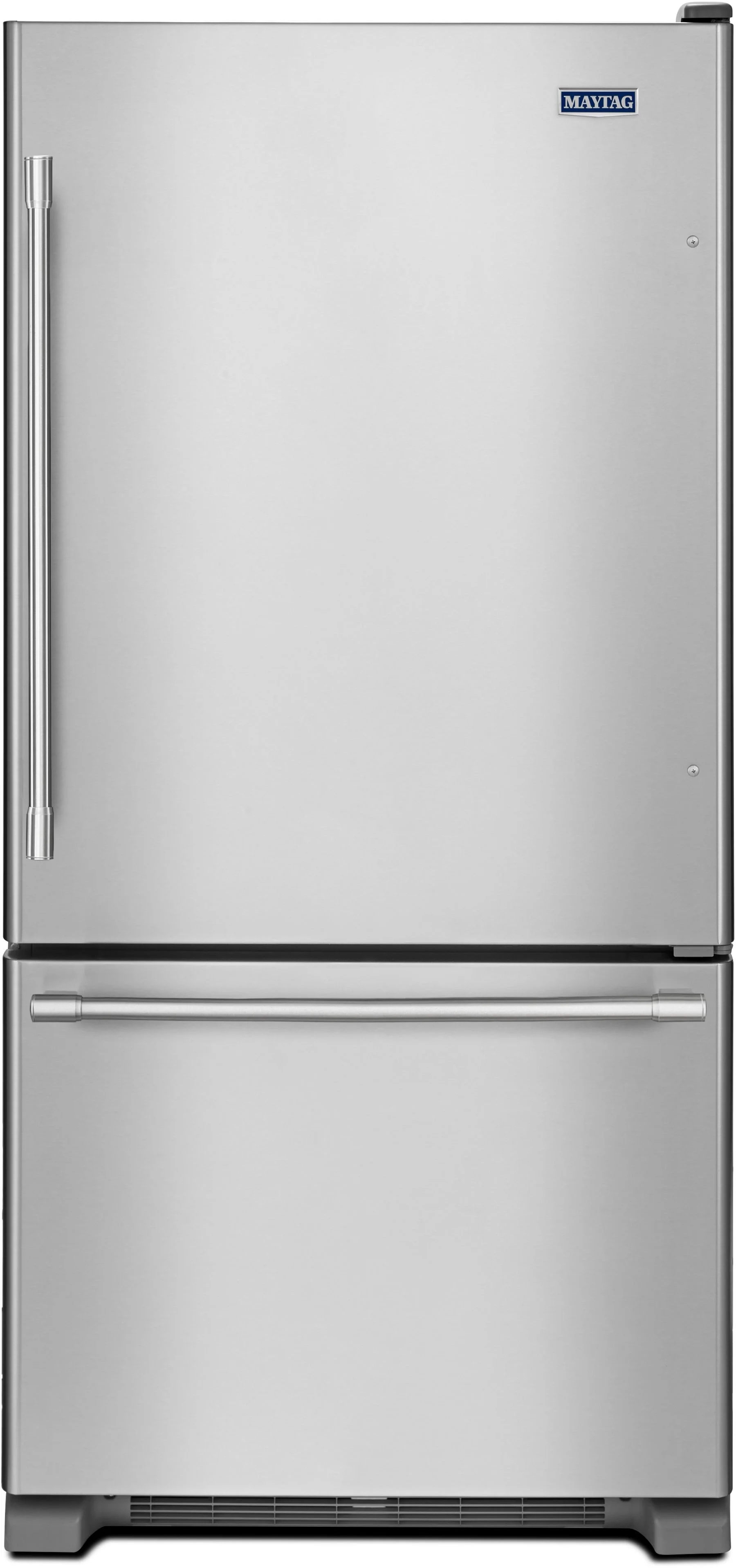 Maytag 33" 22.0 cu. ft. Fingerprint Resistant Stainless Steel Bottom Freezer Refrigerator - Energy Star